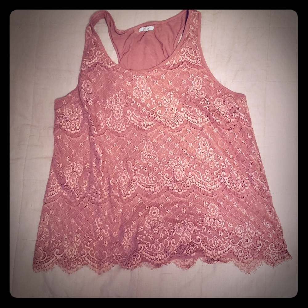 Lace tank top